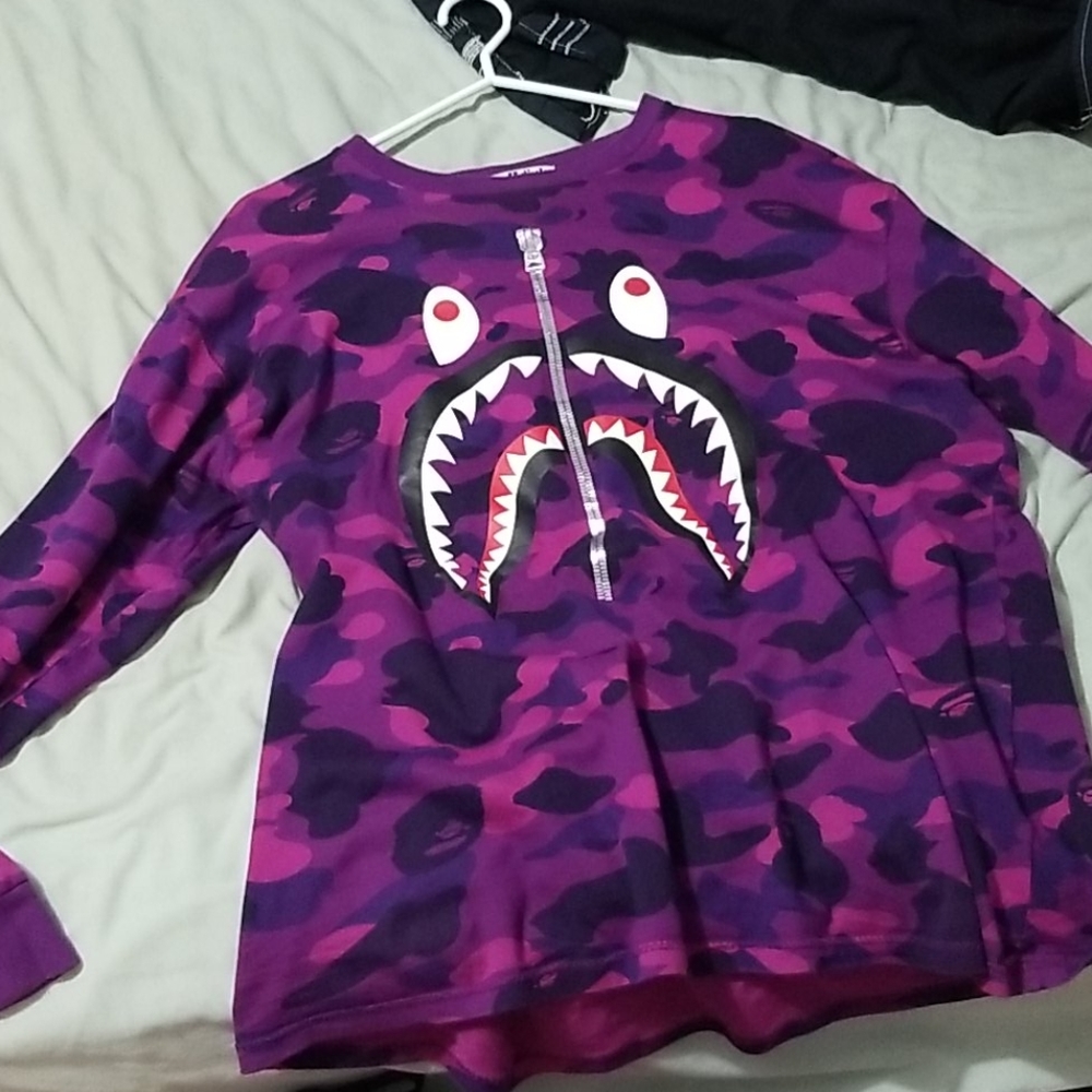 XXL Bape long sleeved shirt